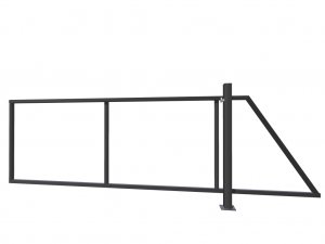 POSUVNÁ BRÁNA SAMONOSNÁ-RÁM (d)2,5/3,5m.(v)1,0m.-BEZ ÚPRAVY